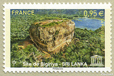 Image du timbre Le site de Sigirîya