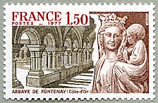 Image du timbre Abbaye de Fontenay