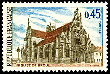 Image du timbre Eglise de Brou à Bourg en Bresse