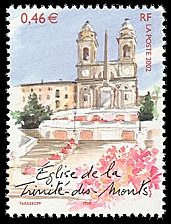 Image du timbre L'église de la Trinite des Monts