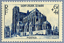 Image du timbre Le MansLa Cathédrale Saint Julien