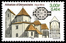 Abbatiale d'Ottmarsheim (Haut Rhin)