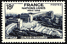 Palais de Chaillot, 18 F<BR>Assemblée des Nations Unies - Paris 1948