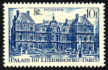 Le Palais du Luxembourg 10F bleu