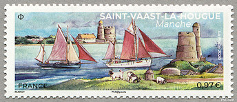 Image du timbre Saint-Vaast-la-Hougue Manche