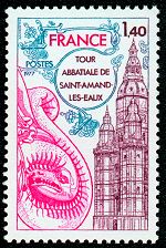 Image du timbre Tour abbatiale de Saint-Amand-les-Eaux