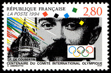 Centenaire du Comité International Olympique<br />Pierre de Coubertin