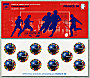 Le carnet de 10 timbres ronds autoadhésifs FRANCE 98