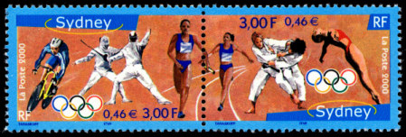 Jeux Olympiques de Sydney 2000
   Paire de timbres