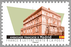 Image du timbre Ambassade française à Madrid