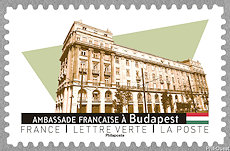 Image du timbre Ambassade française à Budapest