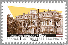 Image du timbre Ambassade française à Riga