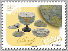 Image du timbre Globe puzzle