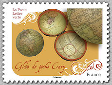 Image du timbre Globe de poche Cary