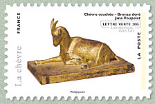 Chèvre couchée, bronze doré

   
Jane Poupelet

   
Centre Georges Pompidou,