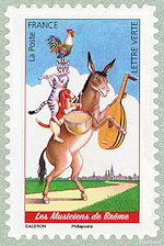 Image du timbre Les musiciens de Brème
