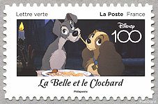 Image du timbre La Belle et le Clochard