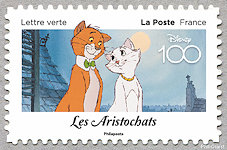 Image du timbre Les Aristochats
