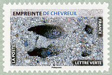 Image du timbre Empreinte de chevreuil