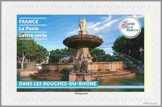 Image du timbre Dans les Bouches-du-Rhône