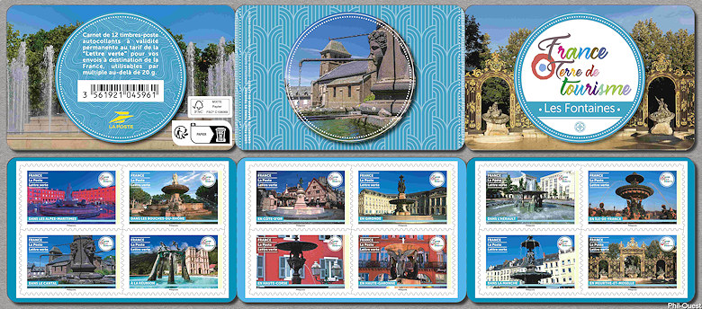Image du timbre France Terre de Tourisme - Fontaines