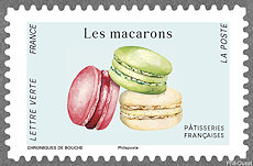 Image du timbre Les macarons