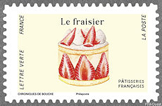 Image du timbre Le fraisier