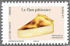 Image du timbre Le flan pâtissier