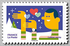 Image du timbre Quatrième timbre du carnet, rangée du haut