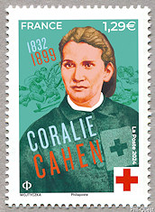 Image du timbre Coralie Cahen 1832--1899