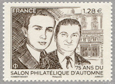 Image du timbre 75 ans du Salon Philatélique d'Automne