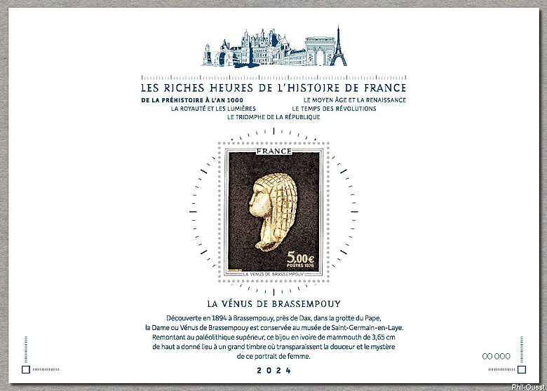 Image du timbre La Vénus de Brassempouy