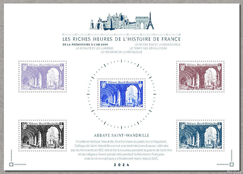 Image du timbre Abbaye Saint-Wandrille