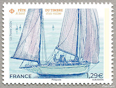 Image du timbre À bord d’un voilier