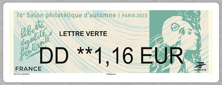 Image du timbre Marianne de l'Avenir pour lettre verte de 20g