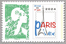 Image du timbre Paris-Philex 30 mai au 1er juin 2024