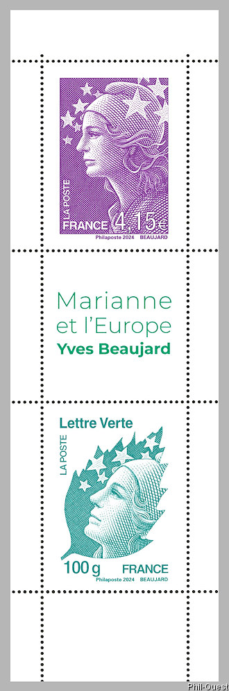 Carnet Marianne et l’Europe<br />Yves Beaujard