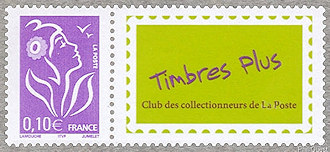 Image du timbre Marianne de Lamouche 0,10 € timbre plus
-
Club des collectionneurs de Philaposte