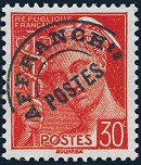 Image du timbre Mercure 30c rouge préoblitéré