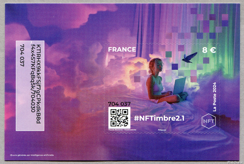 Image du timbre Le bloc-feuillet de #NFTimbre2.1