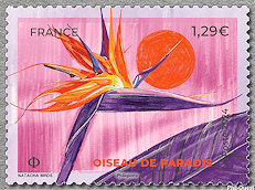Image du timbre Oiseau de paradis