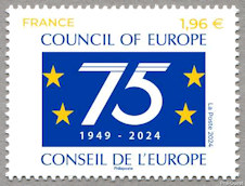 Image du timbre Conseil de l’Europe-75 ans 1949 - 2024 -Council of Europe
