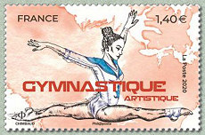 Image du timbre Gymnastique artistique